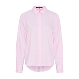 Lyserød skjorte fra Butterfly i Light Pink set forfra med skjortekrave, knapper foran og lange ærmer