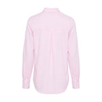 Pink skjorte i Light Pink set bagfra med læg midt på ryggen og knapper ved manchetterne