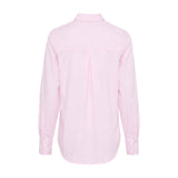 Pink skjorte i Light Pink set bagfra med læg midt på ryggen og knapper ved manchetterne