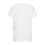 Hvid t-shirt fra Co'Couture uden tryk på ryggen, set bagfra