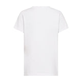 Hvid t-shirt fra Co'Couture uden tryk på ryggen, set bagfra