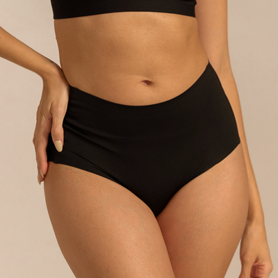 Invisible Highwaist Maxi Trusse - Black