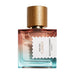 Pacific Rock Flower parfume fra Goldfield & Banks forfra i firkantet glasflaske fra rosa til turkis med guldfarvet låg