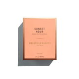 Ferskenfarvet æske til Sunset Hour parfume 50 ml fra Goldfield & Banks med kobberfarvet kant