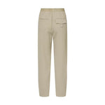 Beige bukser Atalie Pants i Light Camel set bagfra med lomme og lomme med klap og strop