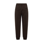 Brune Lue Atalie Pants set bagfra med to lommer med klap og logomærke