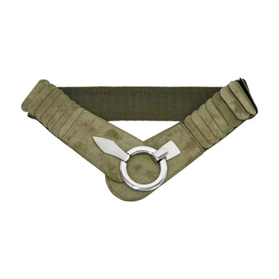 Ealstic Belt Suedelook - Khaki