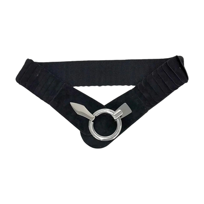 Ealstic Belt Suedelook - Black