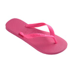 Pink Havaianas Top sandal set skråt forfra med rem mellem tæerne og sål med struktur