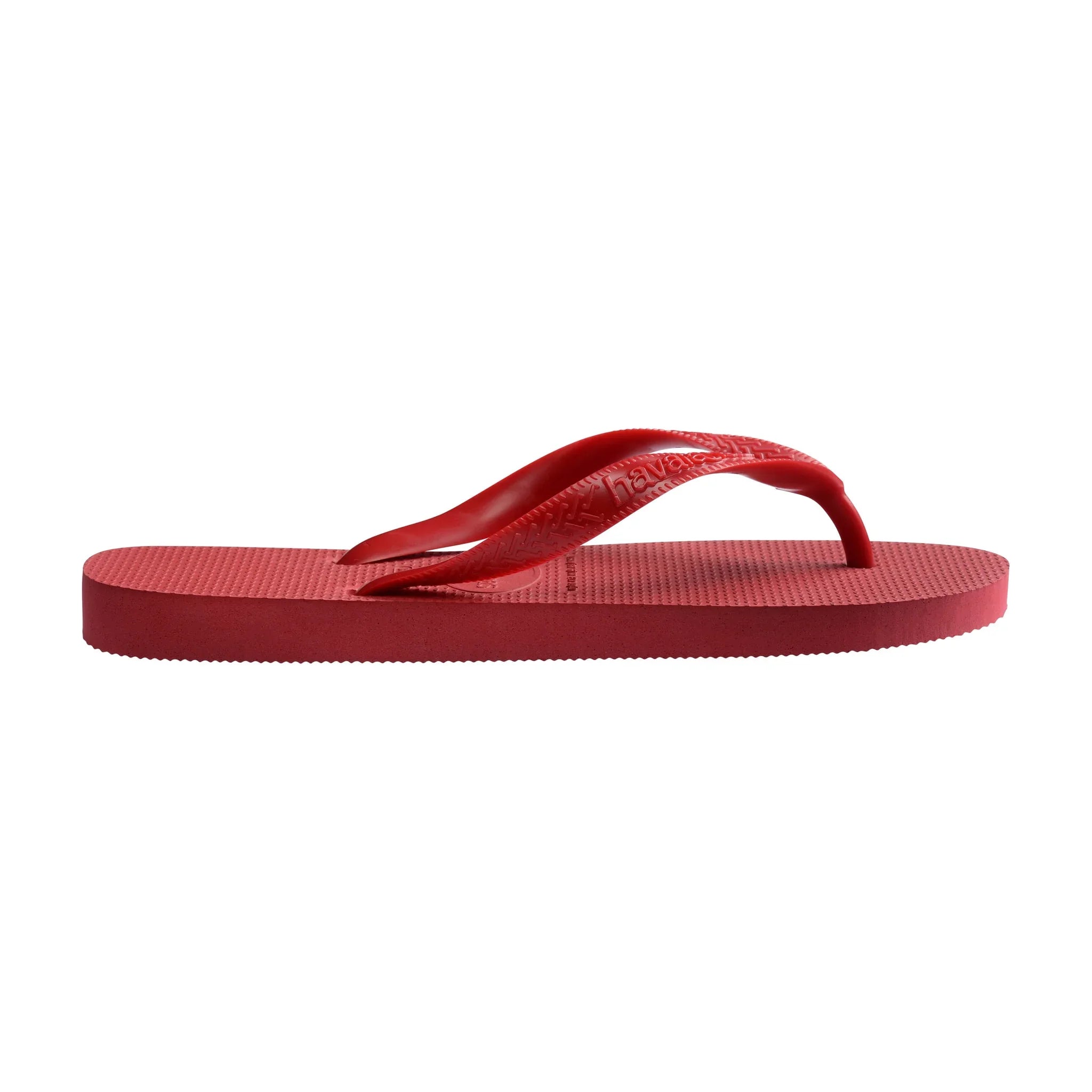 Rød Havaianas Top sandal set fra siden