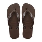 Brun Havaianas Top Tiras sandal med tårem i Dark brown, et par set ovenfra
