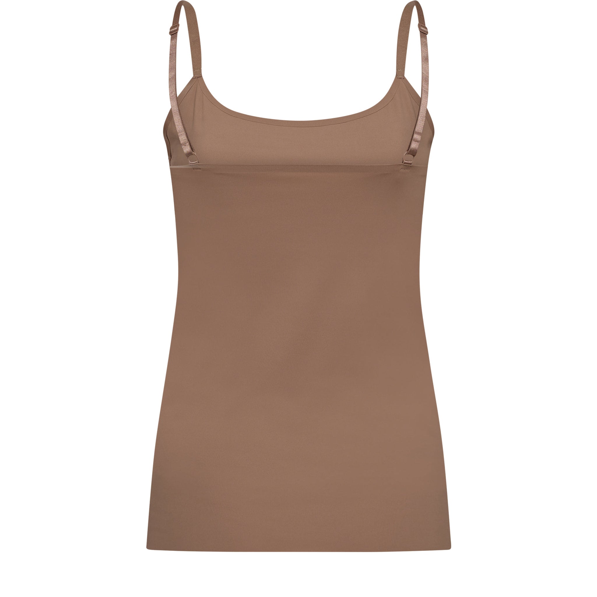 Brun top i Camel set bagfra med justerbare stropper