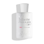 Hvid flaske med Not A Perfume parfume fra Juliette Has a Gun set skråt forfra på hvid baggrund