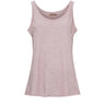 Pink top i bomuld fra Marta du Chateau med brede stropper og rund halsudskæring set forfra