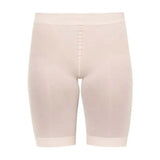 Pink Ingrid shorts i farven Nude fra MP Denmark set forfra med bred elastikkant i taljen