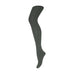 Love Me Tights strømpebukser fra MP Denmark i meleret olivengrøn Olive Melange, vist på et ben fra siden