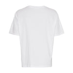 Hvid t-shirt med korte ærmer fra MSCH Copenhagen set bagfra uden print