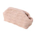 Pink Shelly Clutch fra Pico i Oyster Pink med muslingeinspireret mønster, lukket og set skråt fra siden