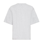 Grå t-shirt fra Pulz set bagfra uden motiv