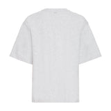 Grå t-shirt fra Pulz set bagfra uden motiv