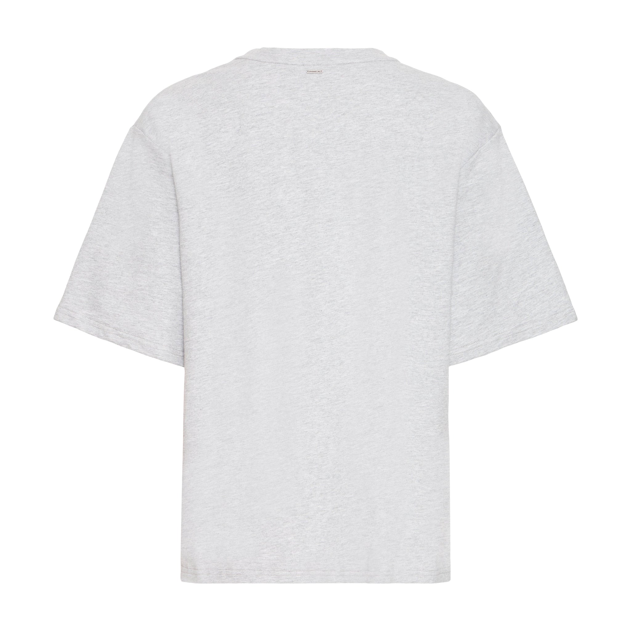Grå t-shirt fra Pulz set bagfra uden motiv