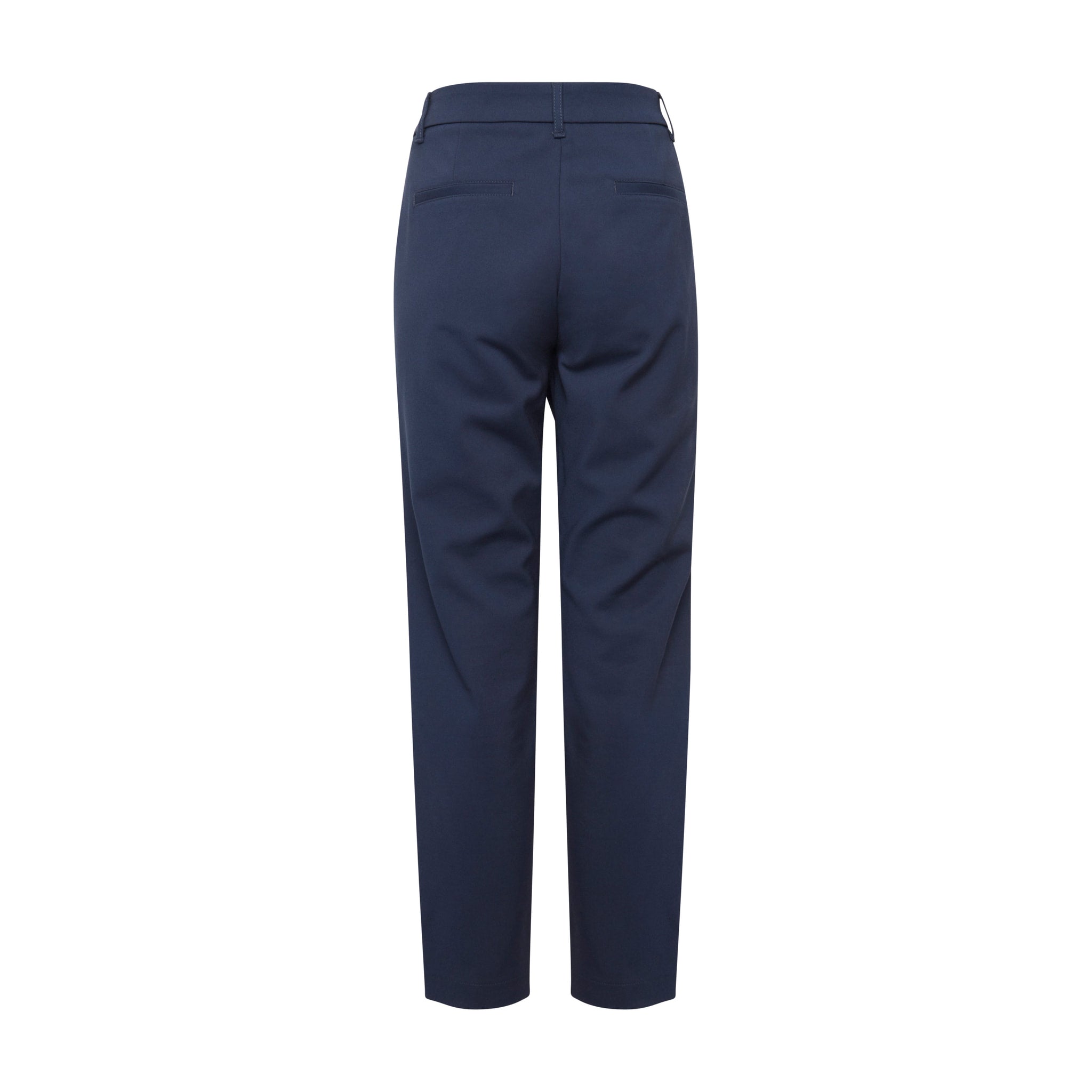 Navy Bindy bukser i Dark Sapphire set bagfra med lommer bagpå