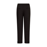 Brune bukser Luca HW Ankle Pant set bagfra med to baglommer og opslag med knap forneden