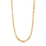Beige halskæde med runde naturperler i nuancer fra creme til honning, Jalle Pearl Necklace fra Wolff Jewelry
