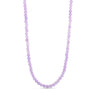 Lilla halskæde med runde naturperler i lavendel nuancer, Jalle Pearl Necklace fra Wolff Jewelry set forfra