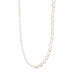 Lissa Pearl Necklace i hvid fra Wolff Jewelry med små og store ferskvandsperler på hvid baggrund