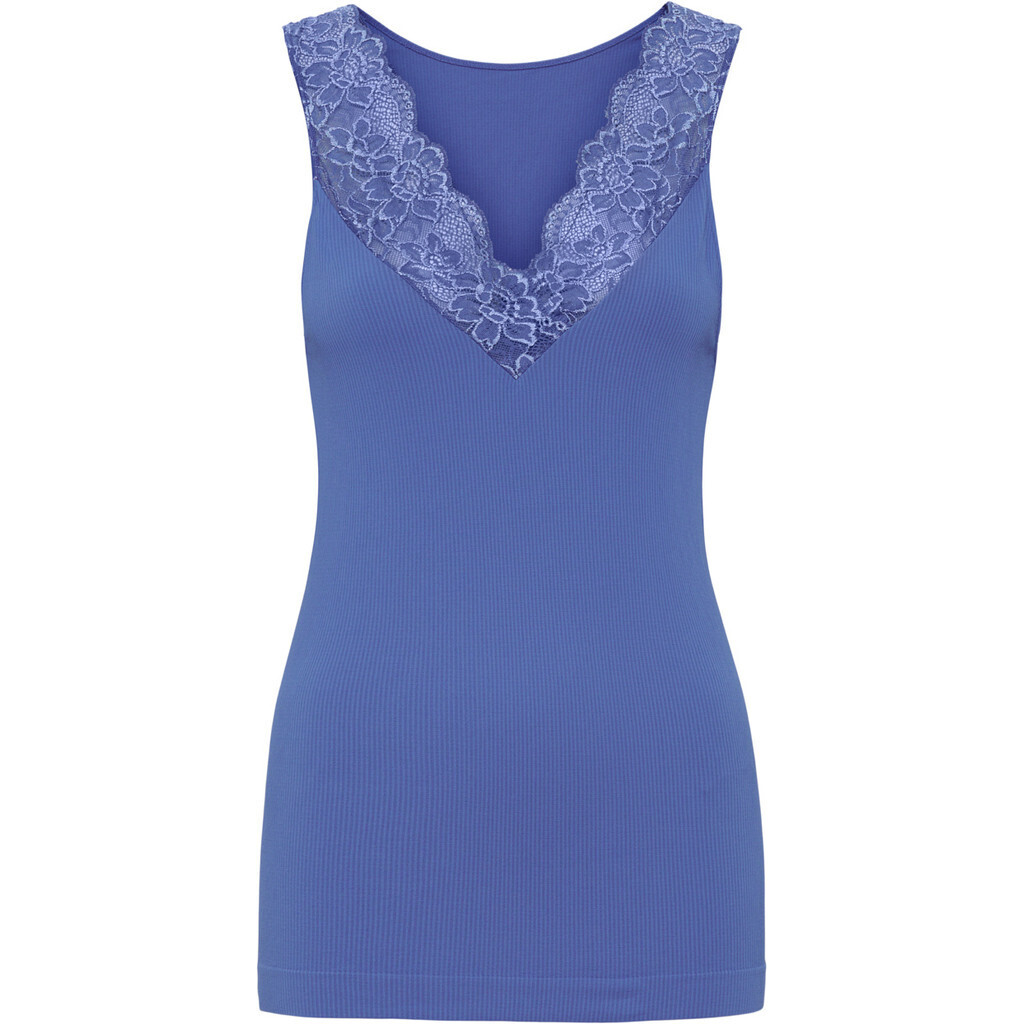 Tim & Simonsen Belen Rib V-Lace Top - Bordo main image 1