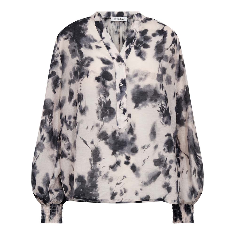 Co´Couture - Tengacc Pleat Blouse 45043 - 586 - Dusty Blue