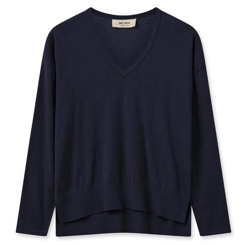 Mmfast Tani Ls Knit 173180 Fudge Mos Mosh